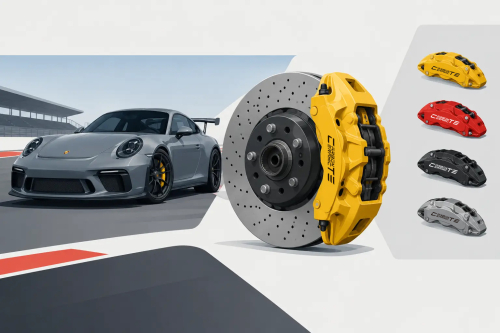 Porsche Caliper Fitment Example for Track Builds