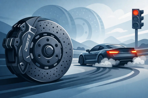 Carbon Ceramic Brakes for Repeated Hard Stops