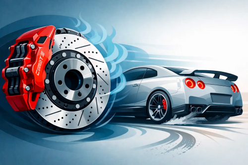 GT-R Brake Upgrade for Harder, Cooler Stops