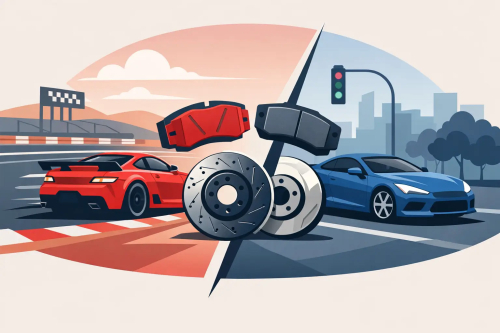 Track Pads Versus Street Pads for Performance Cars