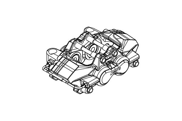CF2421- 4-Piston Caliper