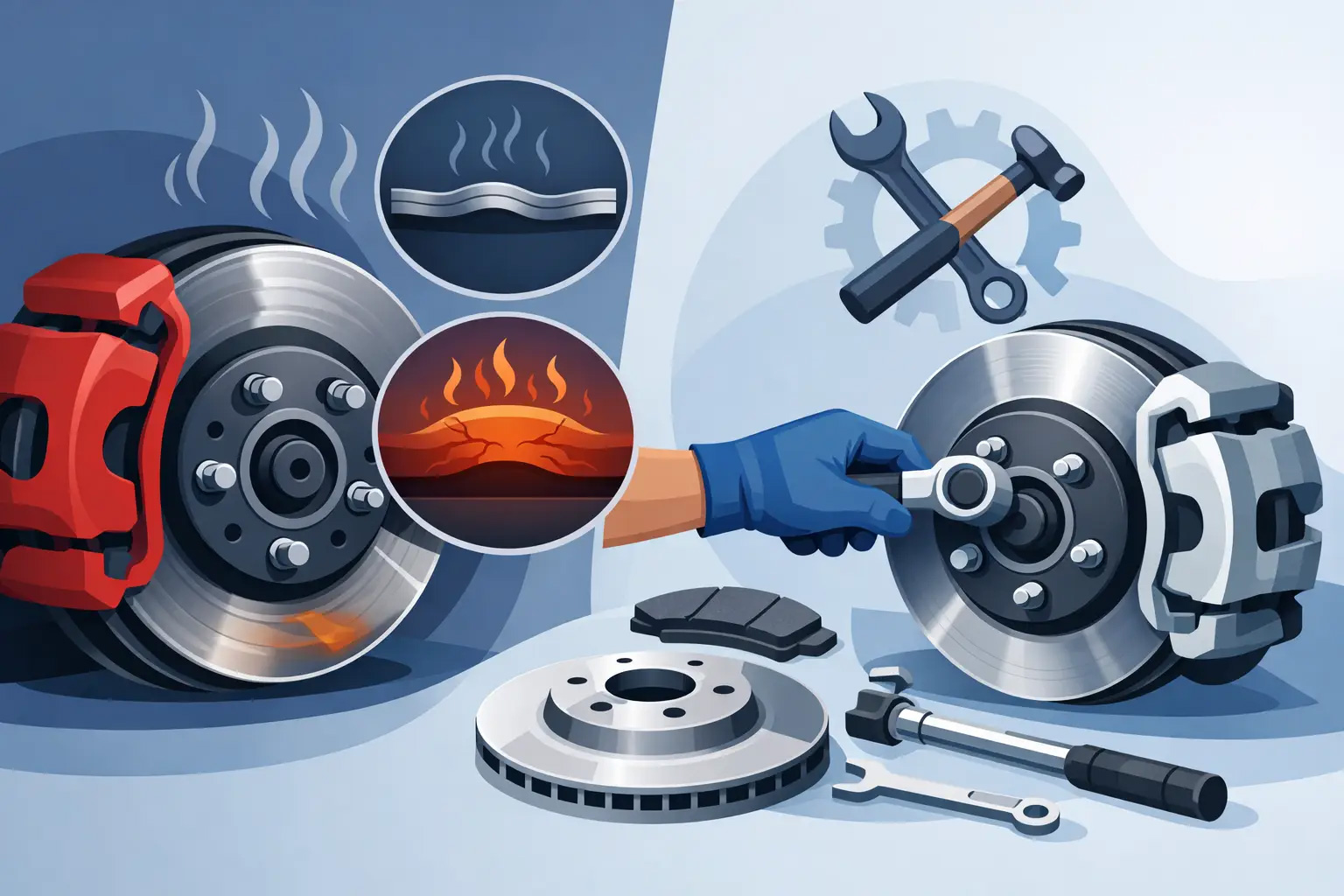 Brake Rotor Warping Causes and Correct Fixes